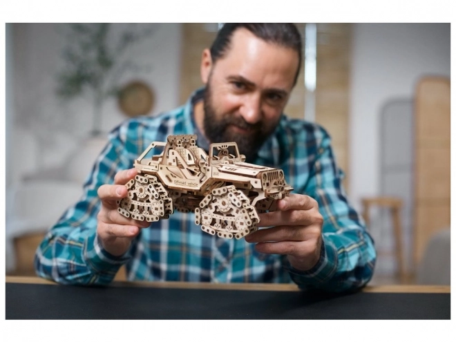 Ugears 3D Wooden Mechanical Off-Road Vehicle Puzzle