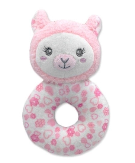 Plush Rattle Lama