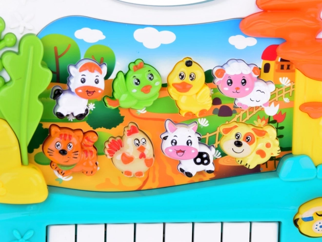 Educational Interactive Musical Piano with Animal Sounds