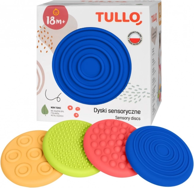 Sensory Discs 4 Pieces of Different Textures