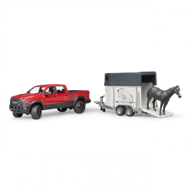 Off-Road Truck with Horse Trailer