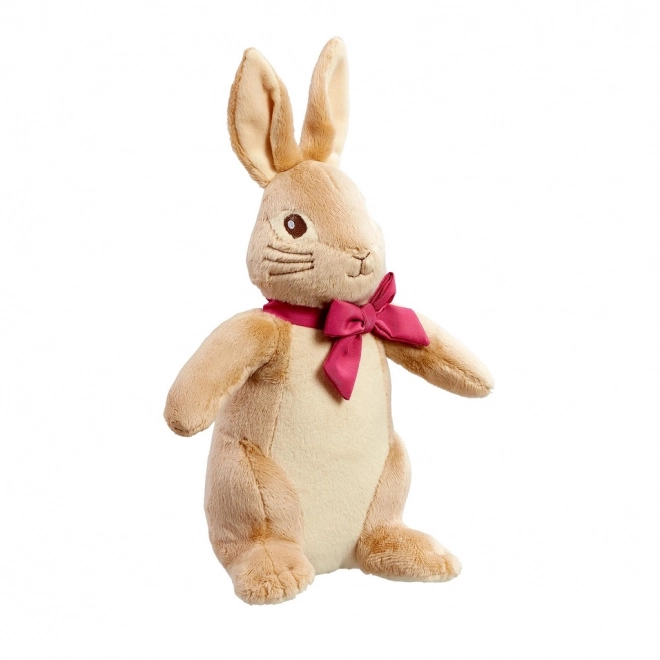 Rainbow plush bunny Flopsy with bow large