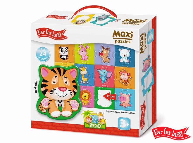 Far Far Land Maxi Zoo Animal Puzzle