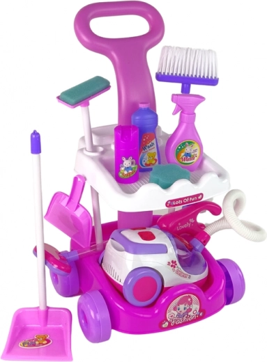 Vozík na kolieskach s prehľadným úložným priestorom