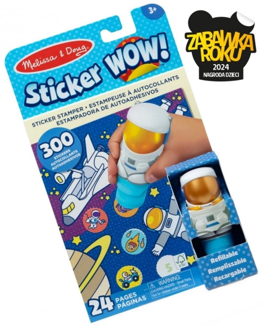 Stickers WOW! Astronaut Sticker Book