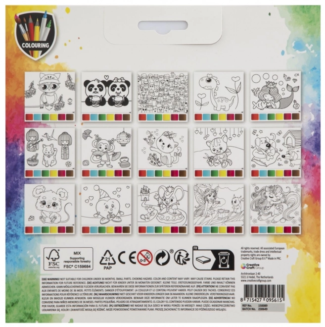 Magic Water Paint Coloring Book Set