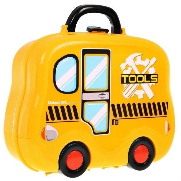 2-in-1 Kids Workshop and Trolley with Tools Set