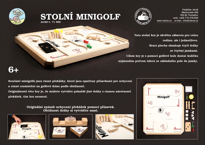 Tabletop Minigolf Set