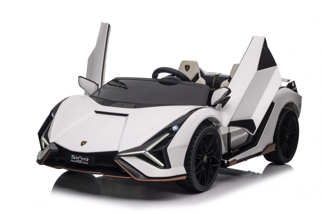 Ružové vozidlo Lamborghini Sian – Biele
