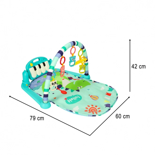 Educational Baby Play Mat with Piano and Rattles 3-in-1 Bibi-inn