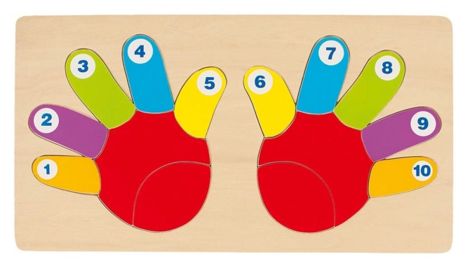 Wooden Hand Puzzle