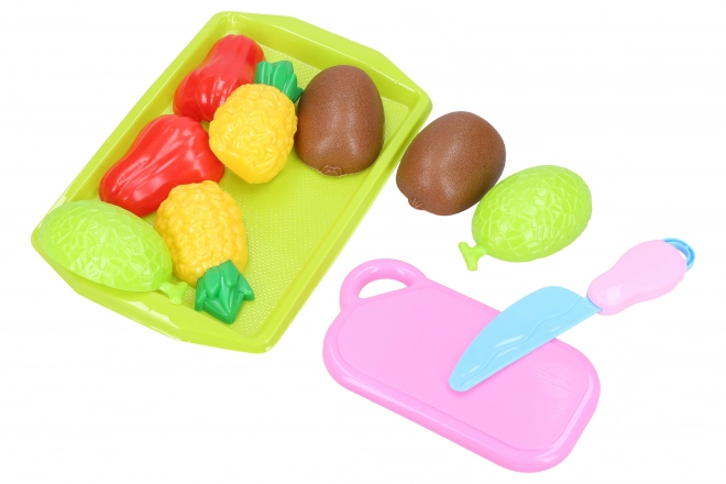 Fruit Cutting Play Set with Tray