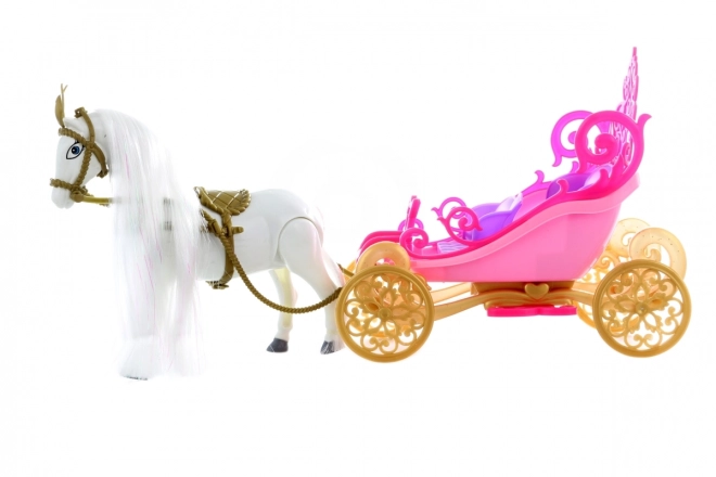 Horse Carriage for Dolls with Battery Operation