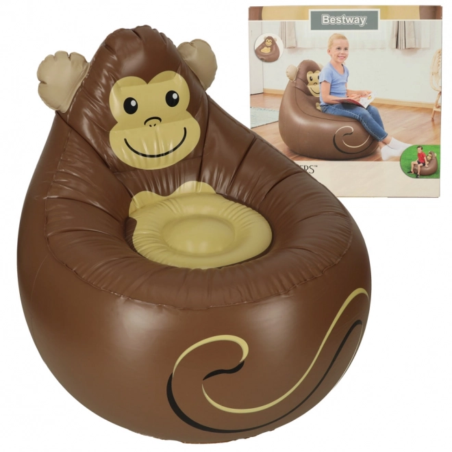 Inflatable Monkey Beanbag Chair