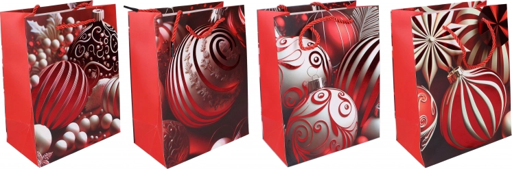 Gift Bag M Christmas 26 × 32 × 10 cm