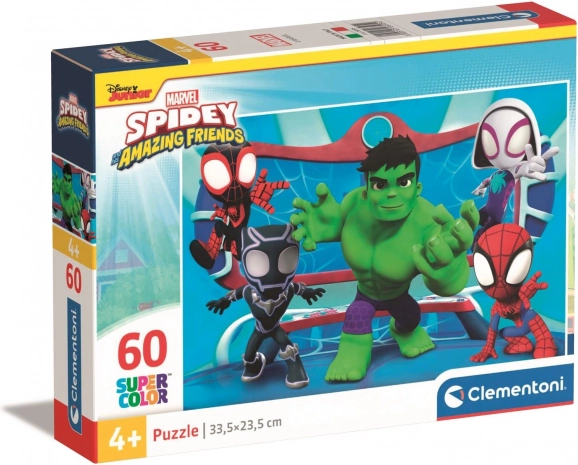 puzzel 60 stukjes Marvel Spidey – Clementoni