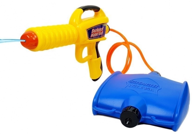 Water Gun with 1080ml Tank Yellow and Blue