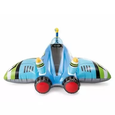 Inflatable airplane with water cannon, green INTEX 57536