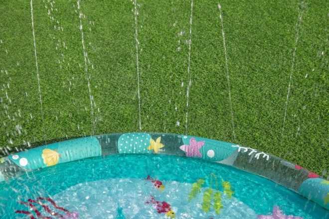 Inflatable Children's Splash Pad with Fountain