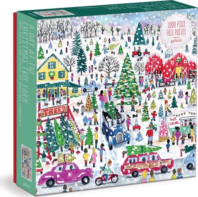 Christmas Tree Farm Puzzle by Galison - 1000 Pieces