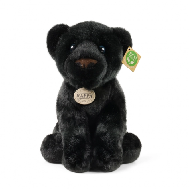 Eco-Friendly Sitting Panther Plush Toy