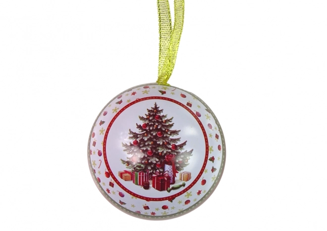 Christmas Tree Metal Ornament with Gifts