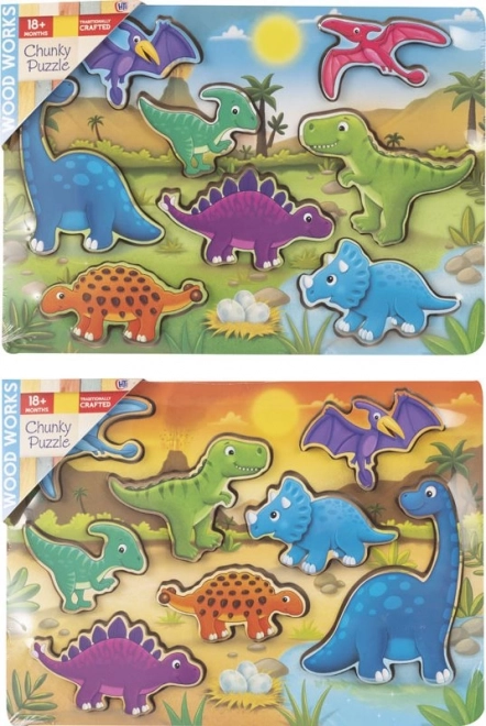 Wooden Dinosaur Puzzle