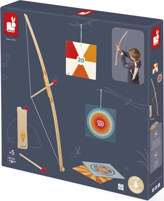 Wooden Archery Set for Kids