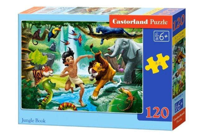 Children's 120-piece Puzzle Jungle Book