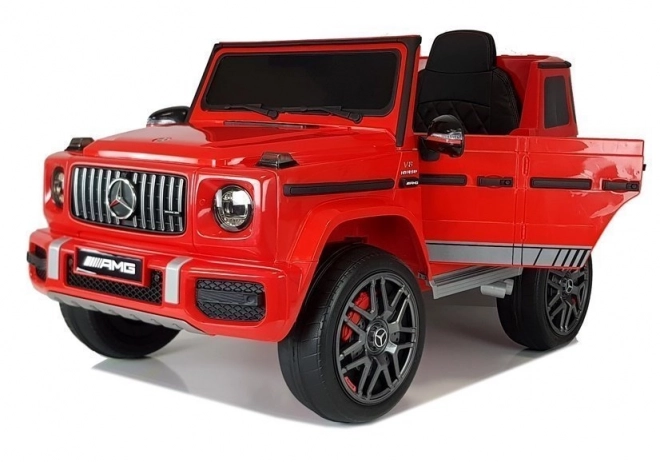 Battery-Powered Mercedes G63 Red Car