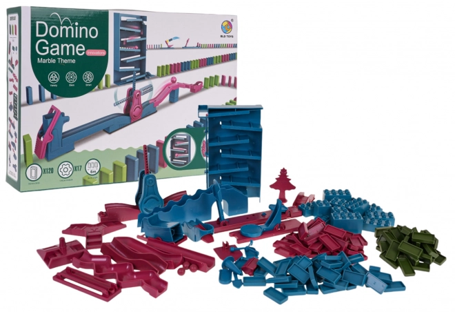 Colorful Domino Obstacle Course Set