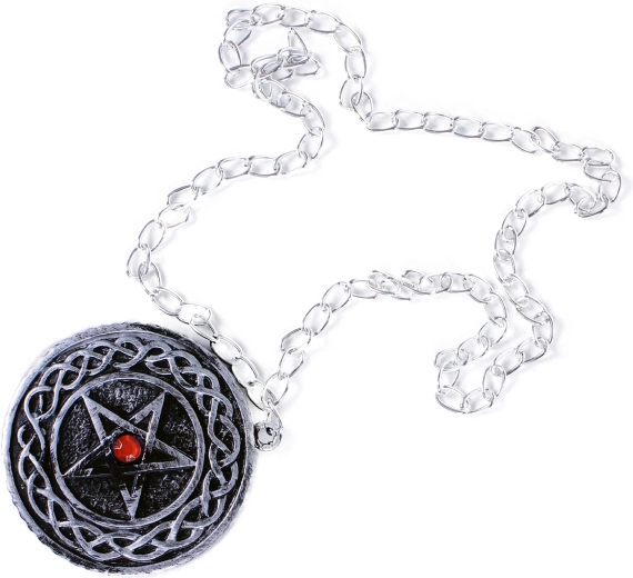 Collana gotica con pentacolo