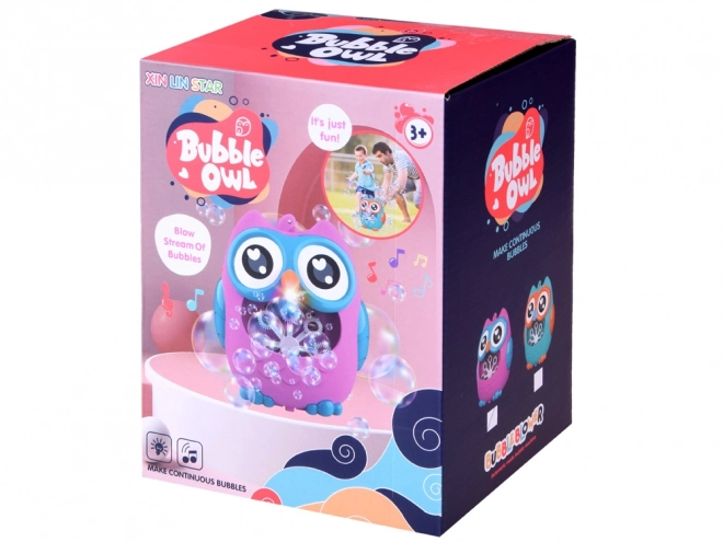 Bubble Machine Owl – blue