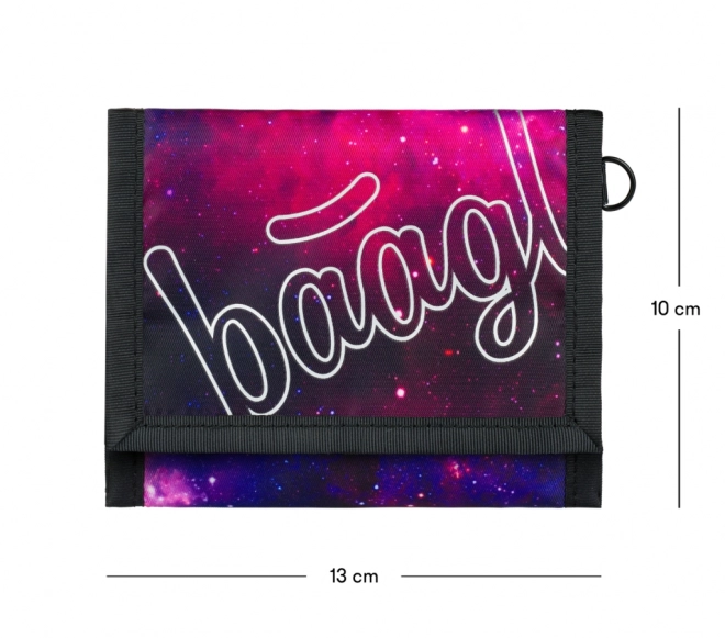 Baagl Wallet Galaxy Purple