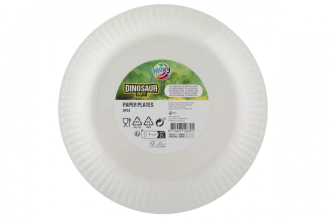 Paper plates with Dinosaur design