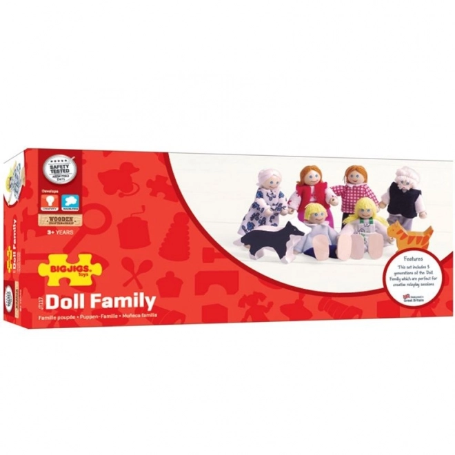 Bigjigs Toys Wooden Family Set