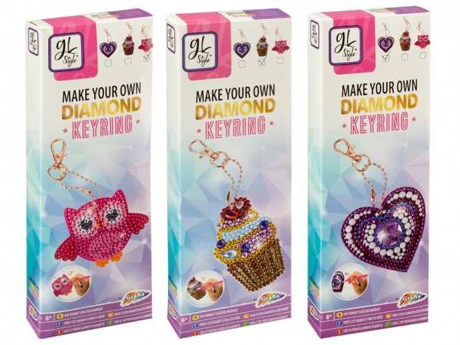 Create Your Keychain with Diamond Beads