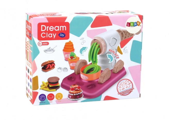 Dough Play Set with DIY Machine and Accessories