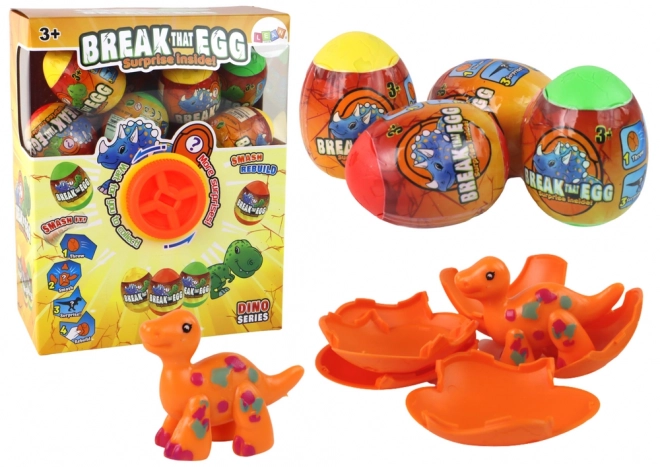 Dinosaur Egg Hatch Set with Colorful Shell