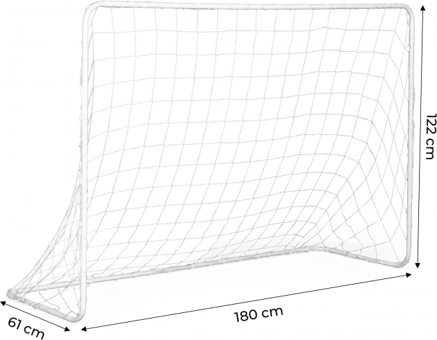 Two Football Goals with Soccer Net 180x122cm ECOTOYS