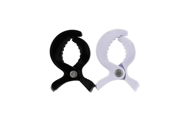 Stroller Clips Black and White Set