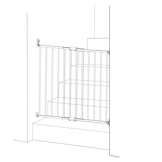 Expandable Wall-Mounted Baby Gate