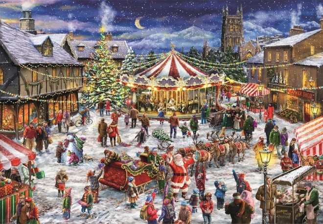 Clementoni Christmas Markets Puzzle 1500 Pieces