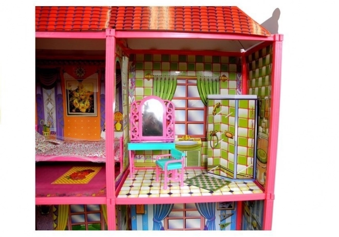 Large Dollhouse Villa with Furniture