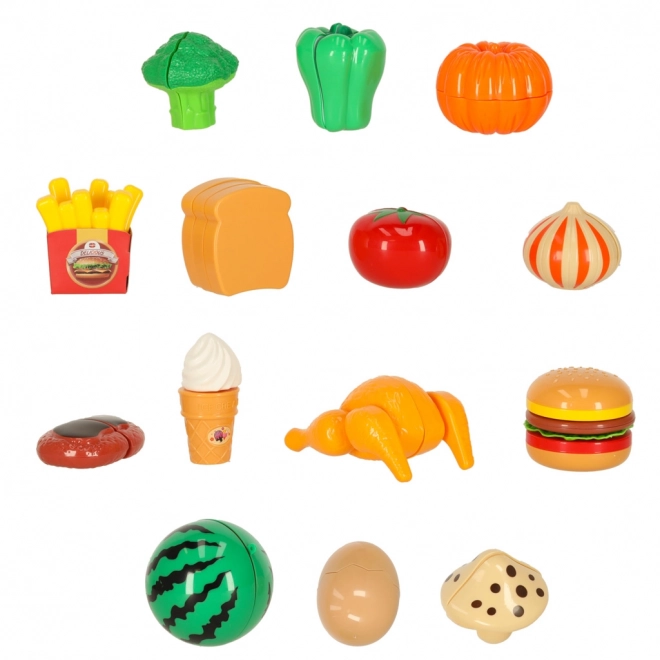 Vegetable Cutting Play Set - 26 Pieces