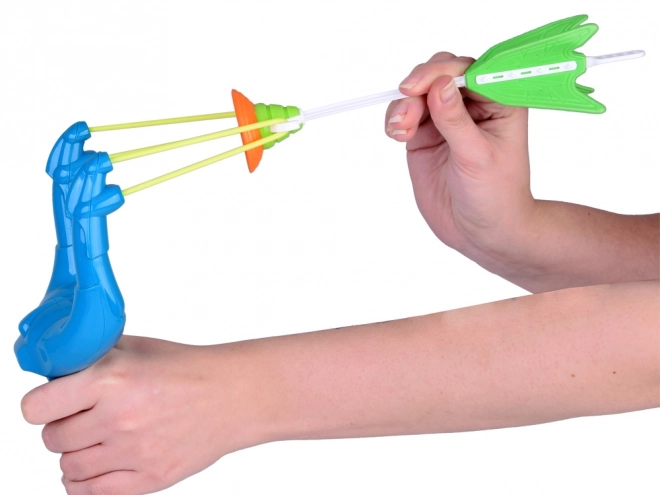 Dexterity Toy Slingshot with Darts