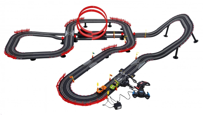 Large Racing Track Top Turbo for Kids with Remote-Controlled Cars