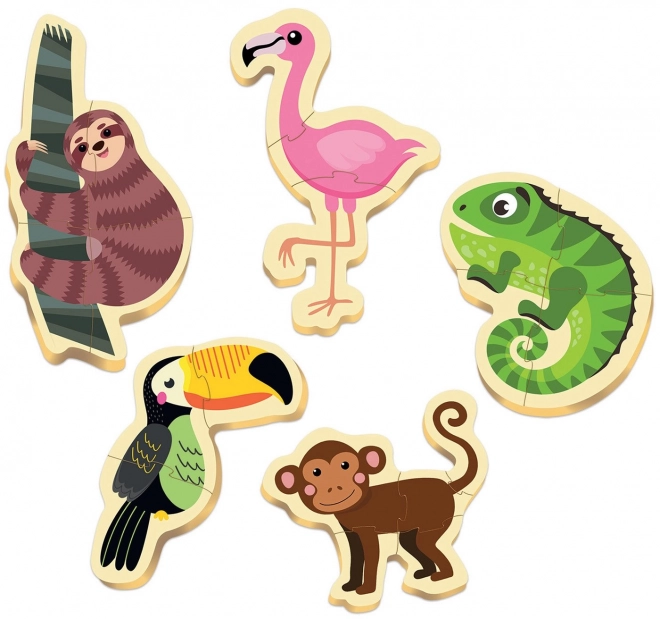 Educa Baby Puzzle Tropical Animals