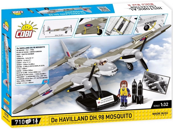 World War II De Havilland DH.98 Mosquito Model