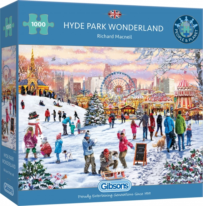 Winter Wonderland Hyde Park Puzzle 1000 Pieces